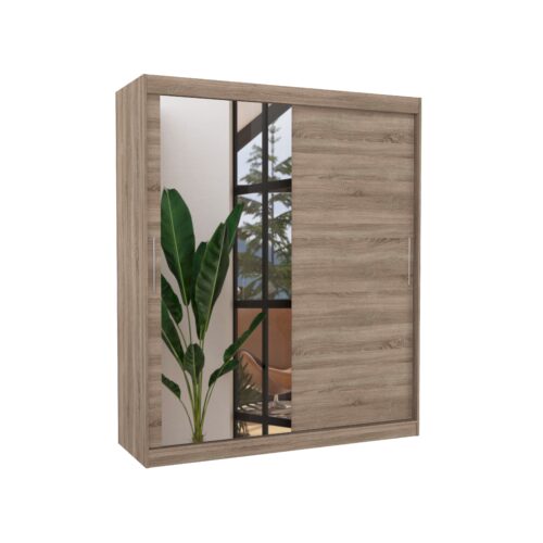 Stumdoma spinta su veidrodžiu TOM 180 Truffle ADRK