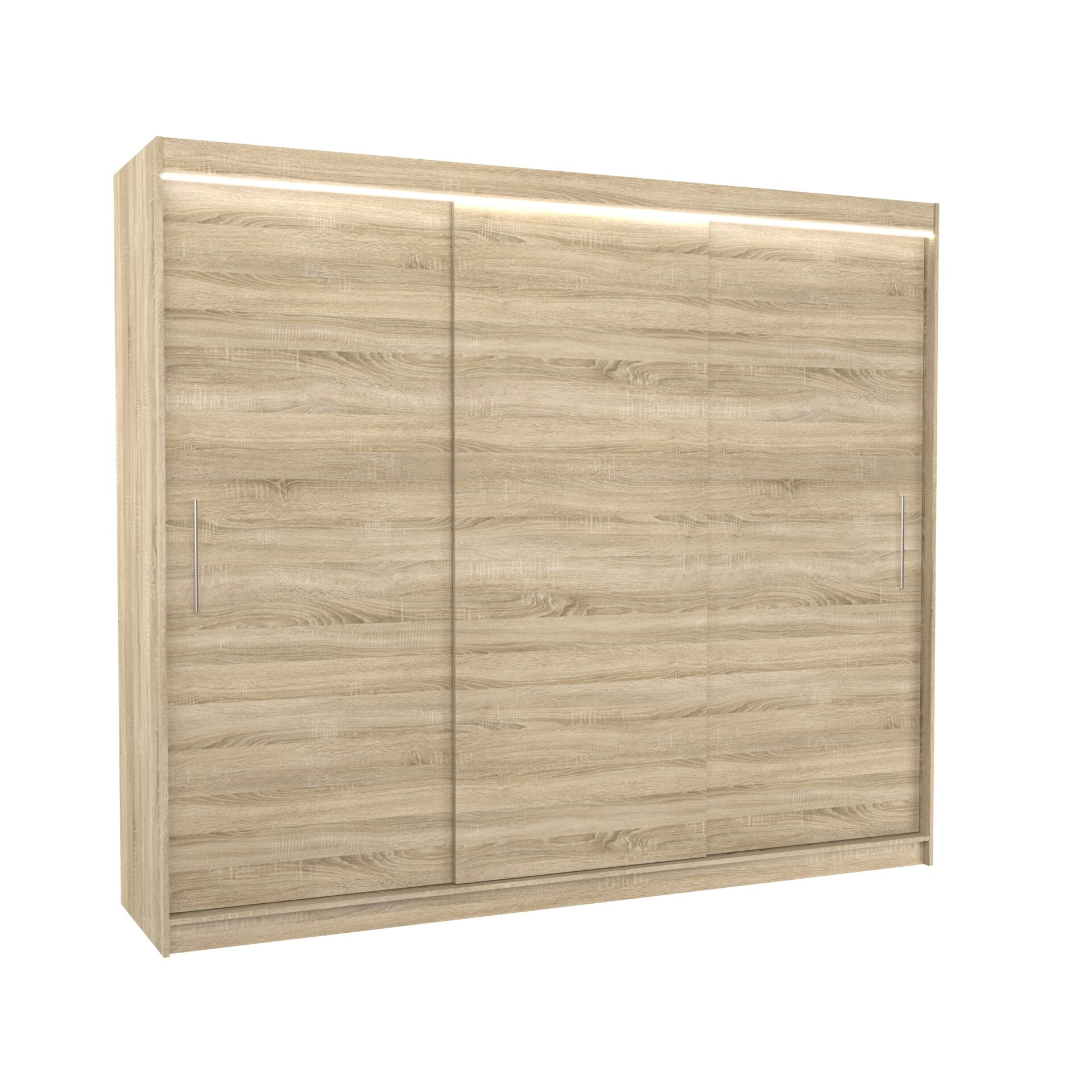 Stumdoma spinta su LED apšvietimu ANTOS 250 Sonoma ADRK