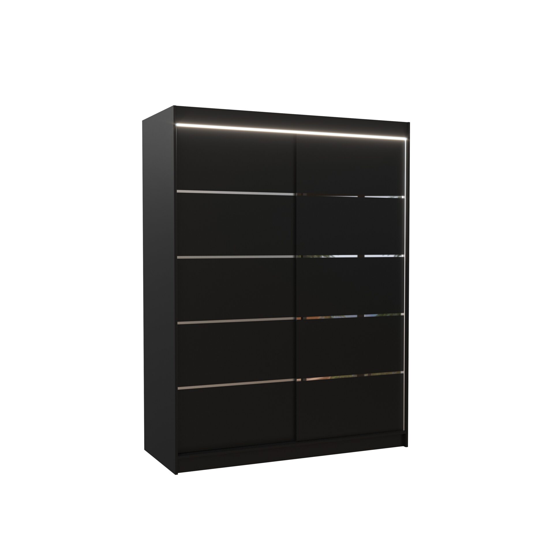 Stumdoma spinta su LED apšvietimu LUFT 150 juoda ADRK