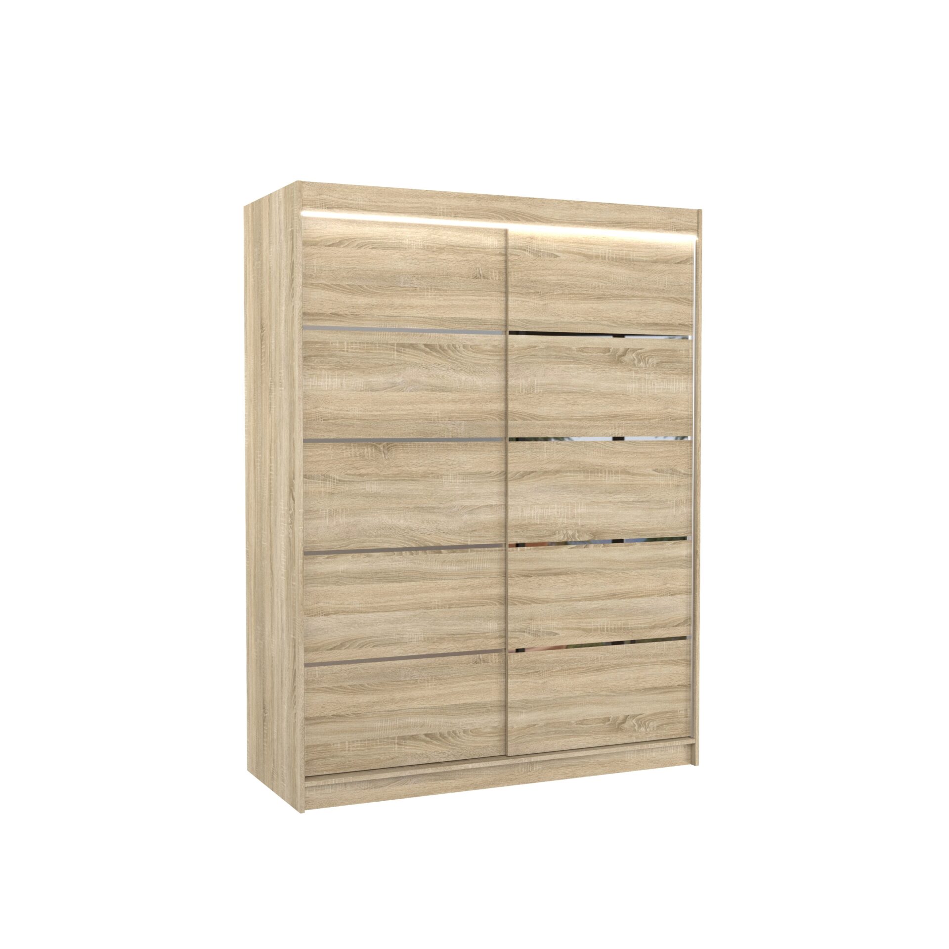 Stumdoma spinta su LED apšvietimu LUFT 150 Sonoma ADRK