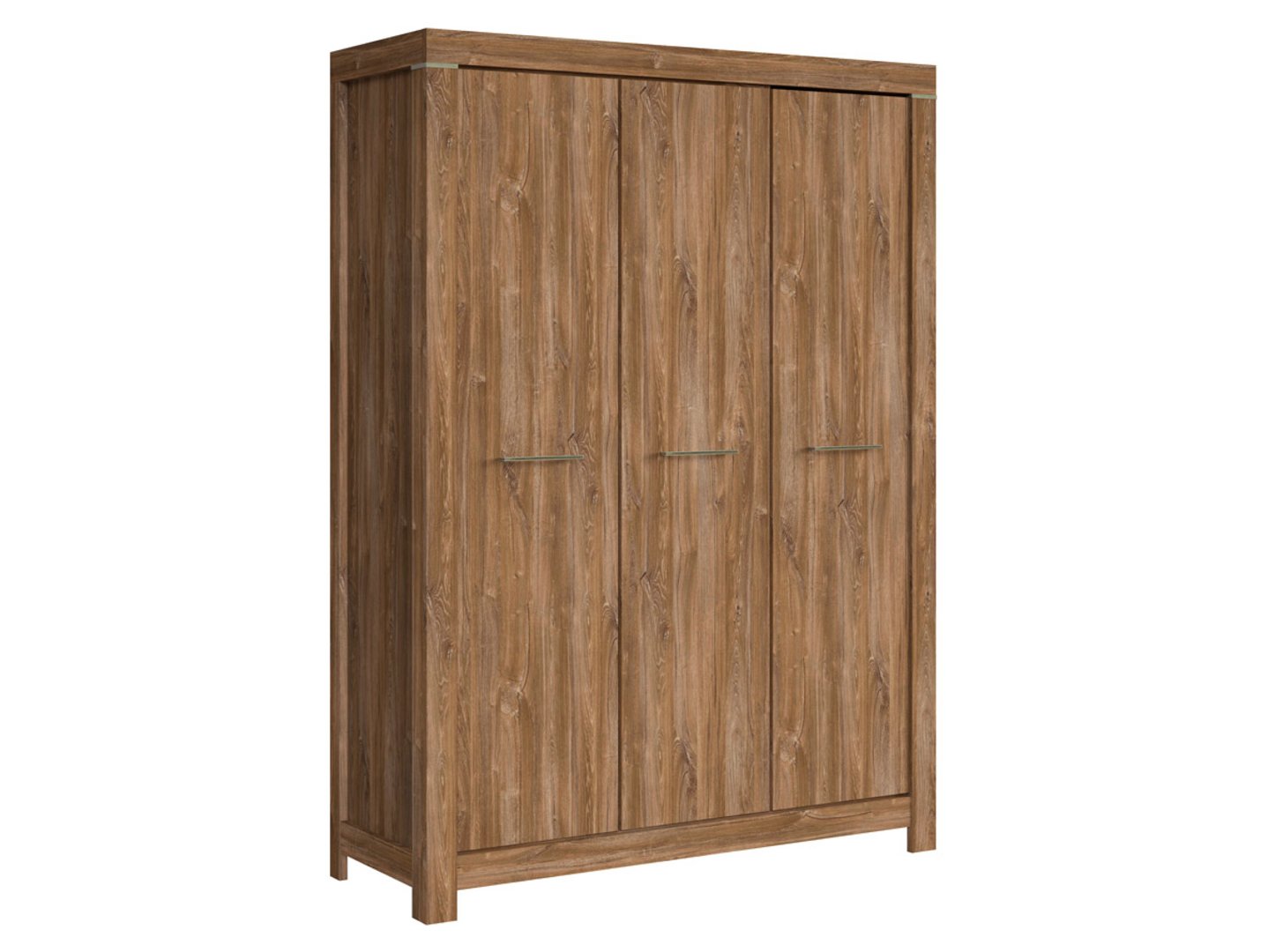 GENT trijų durų spinta, 150 cm, ąžuolo spalvos, Stirlingo spalva