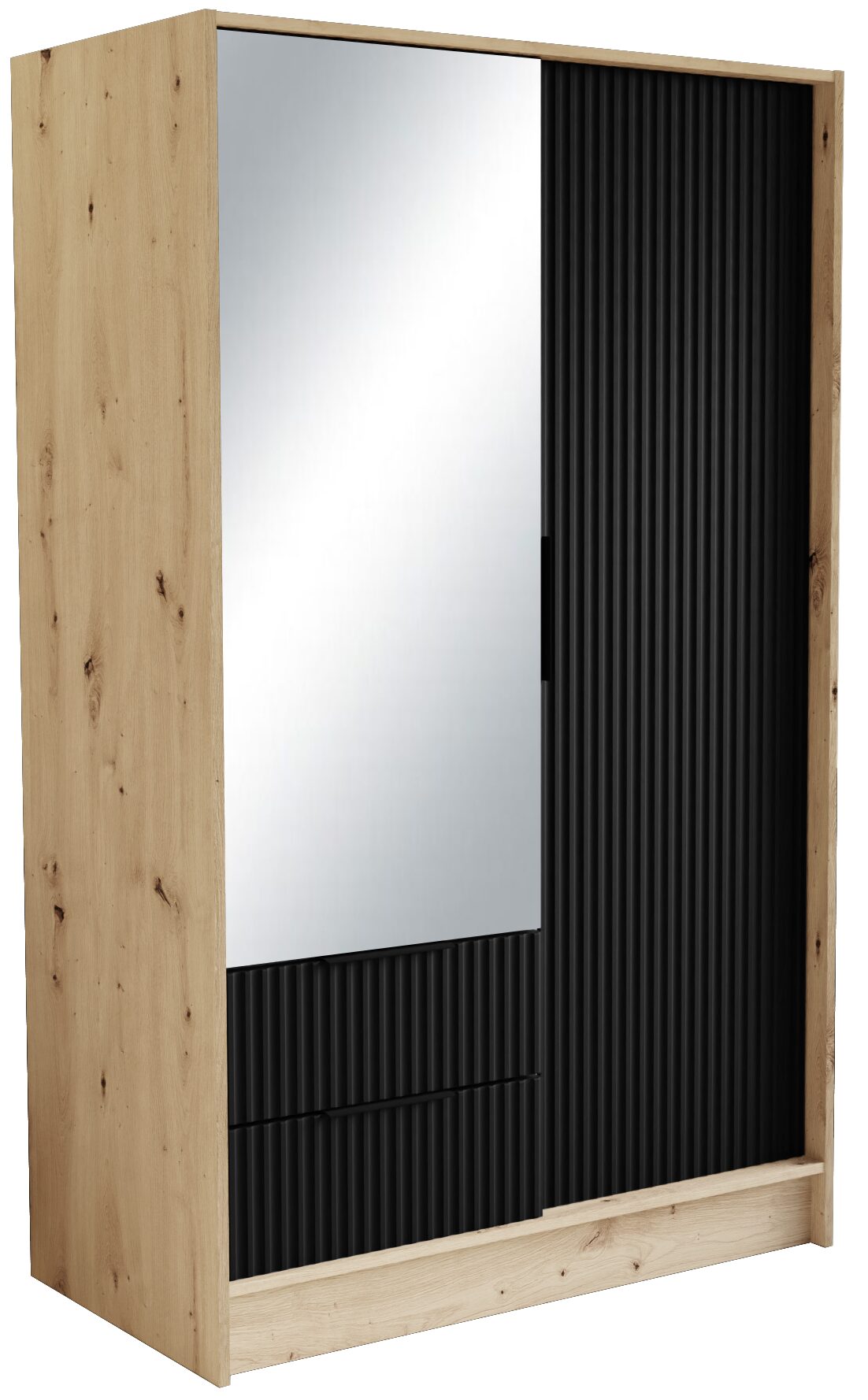 Norel 100 Artisan/Black ADRK spinta su pakreipiama rankena ir veidrodžiais