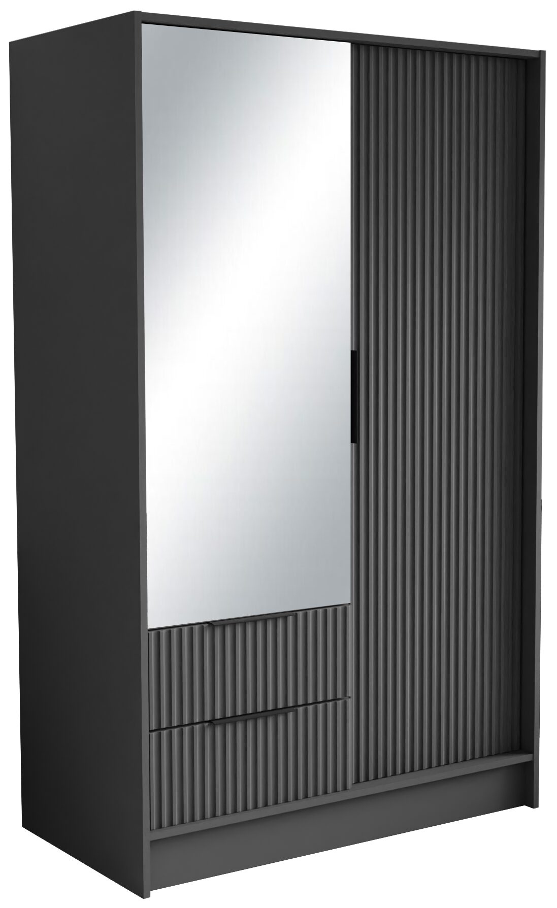 Atverčiama spinta su veidrodžiais Norel 100 Graphite ADRK