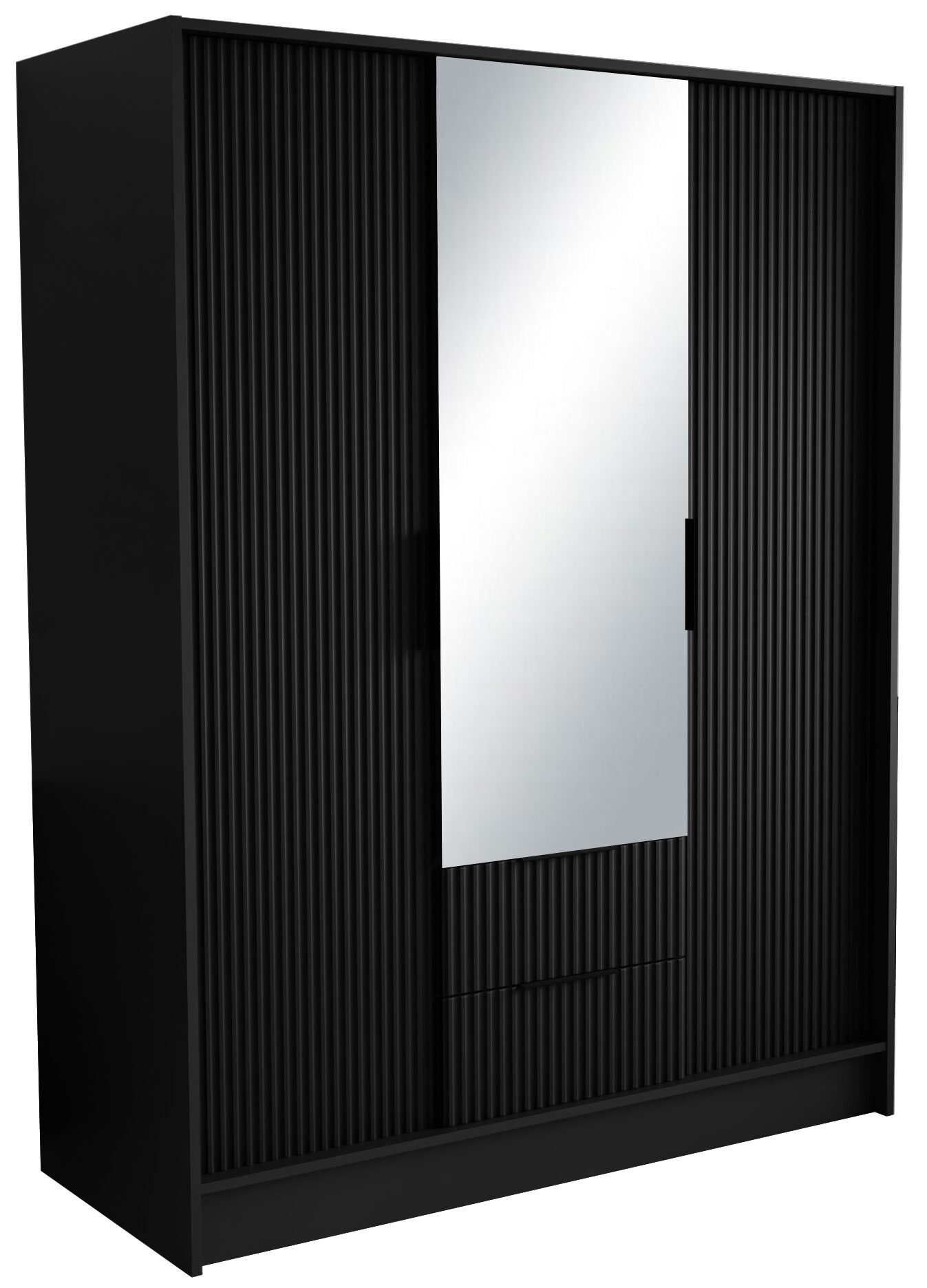 Norel 150 juoda ADRK pakreipiama spinta su veidrodžiais