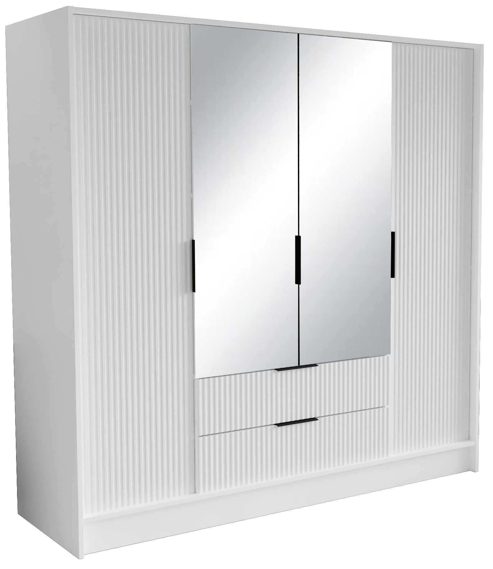 Norel 200 balta ADRK pakreipiama spinta su veidrodžiais