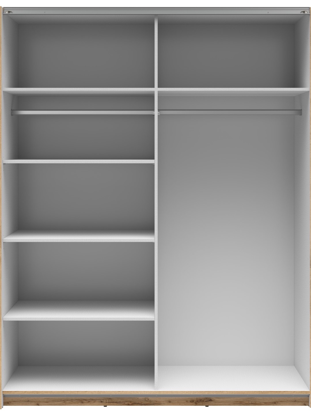 TETRIX spinta su stumdomomis durimis, 153 cm, Wotan ąžuolas/blizgi balta — изображение 2