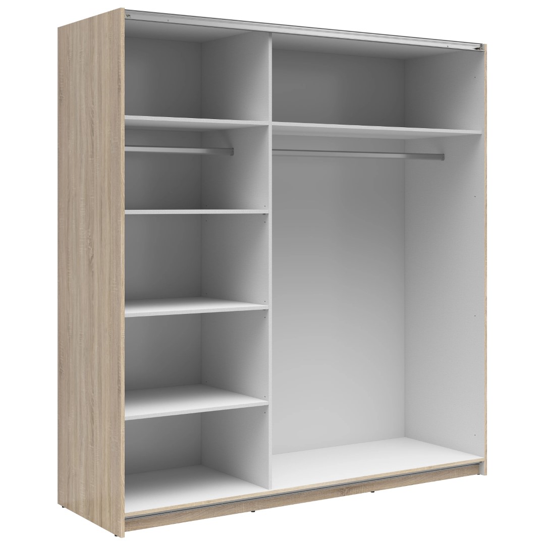 TETRIX spinta su stumdomomis durimis ir dviem veidrodžiais, 183 cm, sonoma ąžuolas — изображение 2