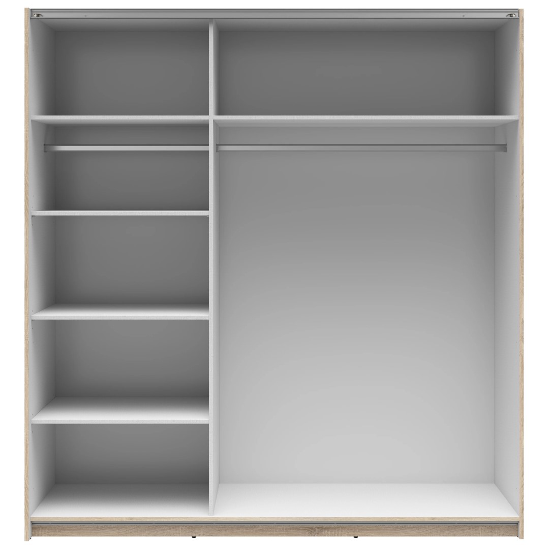 TETRIX spinta su stumdomomis durimis ir dviem veidrodžiais, 183 cm, sonoma ąžuolas — изображение 3