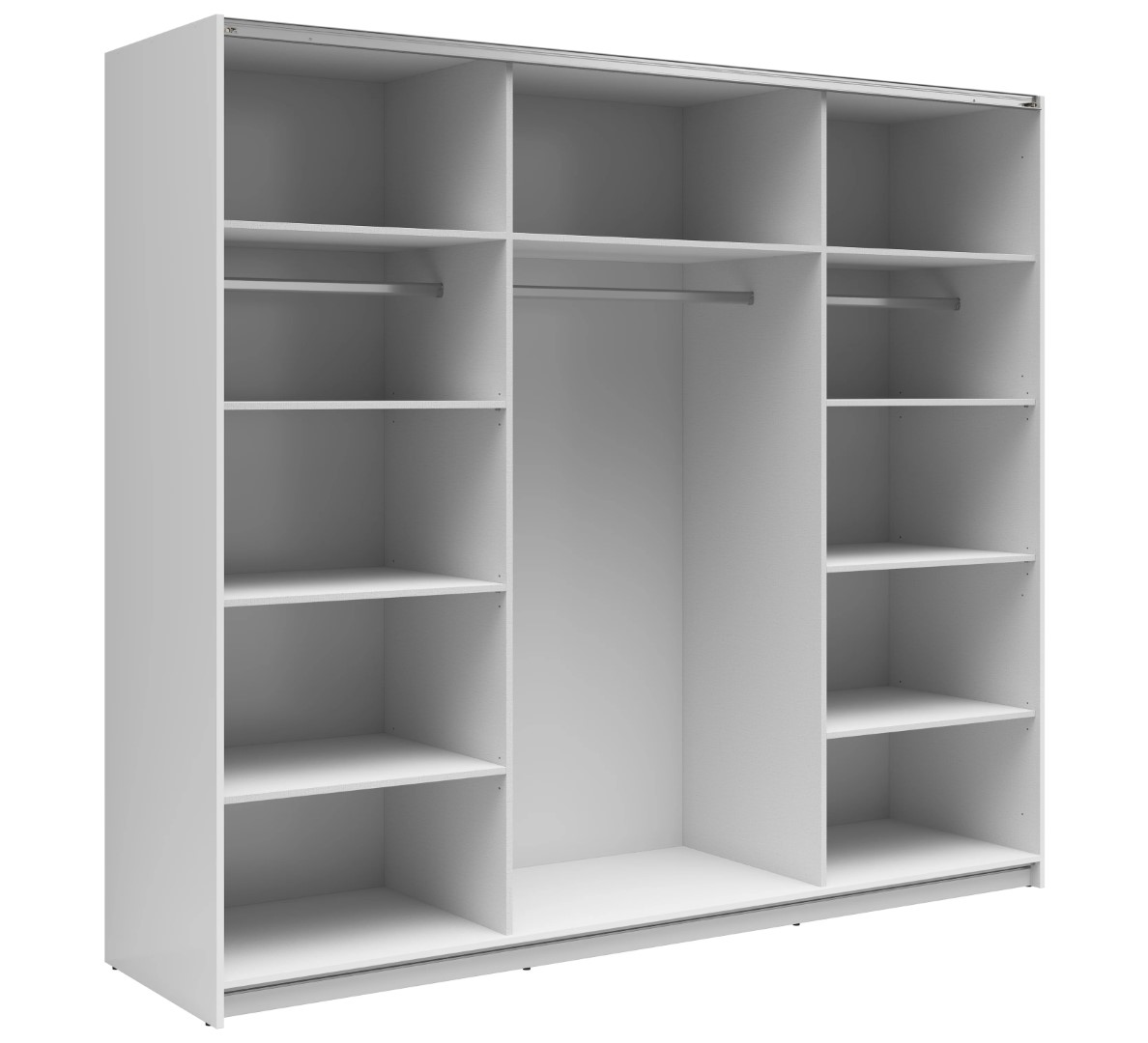 Spinta su stumdomomis durimis ir dviem veidrodžiais TETRIX 220 cm balta blizgi — изображение 2