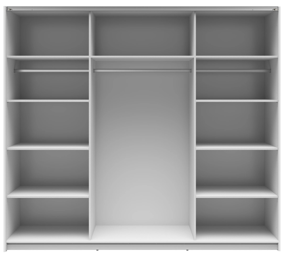 Spinta su stumdomomis durimis ir dviem veidrodžiais TETRIX 220 cm balta blizgi — изображение 3