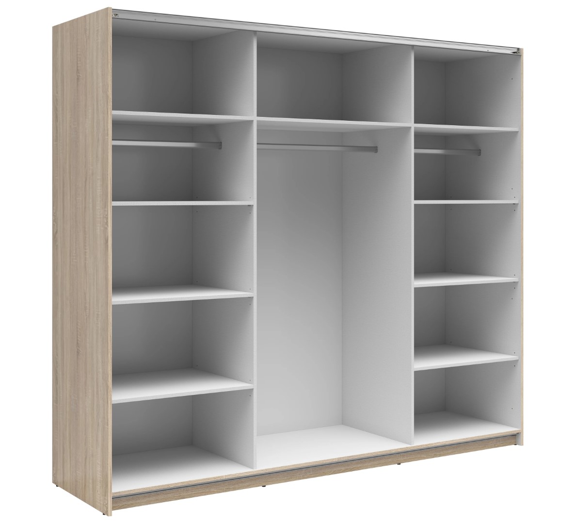 TETRIX spinta su stumdomomis durimis ir dviem veidrodžiais, 220 cm, sonoma ąžuolas — изображение 2