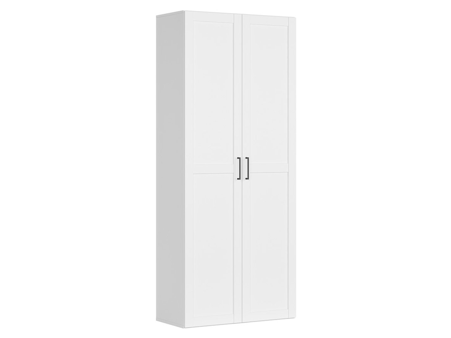 FLEX dviejų durų spinta, 100 cm, balta