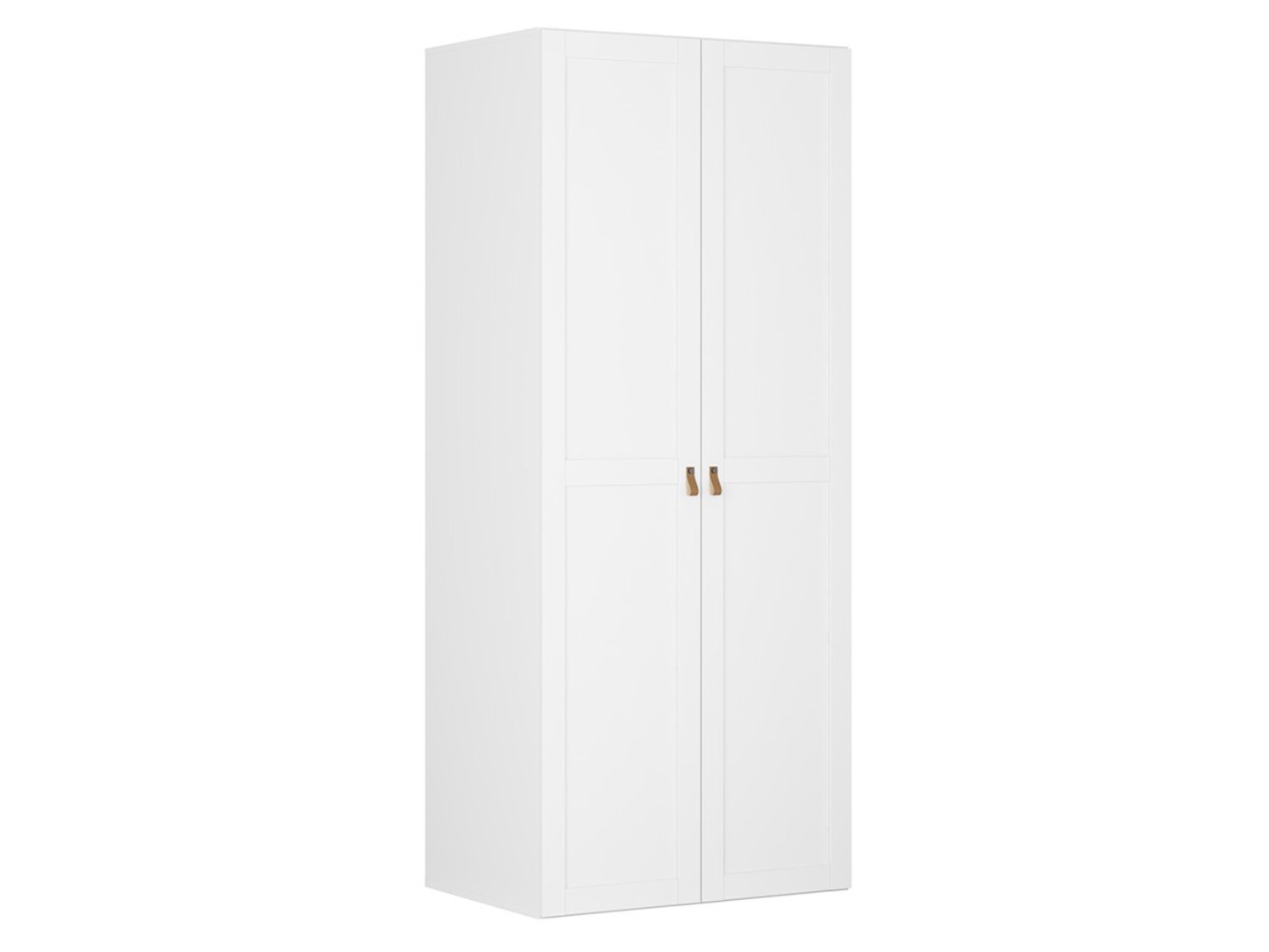 FLEX dviejų durų spinta, 100 cm, balta