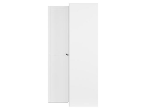FLEX dviejų durų kampinė spinta 120×118 cm, balta