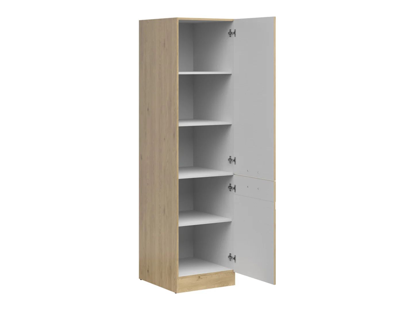 Aukšta virtuvės spintelė, dešinysis stulpelis, 50x195 cm, JUNONA LINE, Bernstein ąžuolas/Bernstein ąžuolas - Paveikslėlis 3