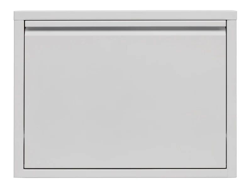 Fly metalinė batų spintelė su vienomis durelėmis, 50x37x15, balta