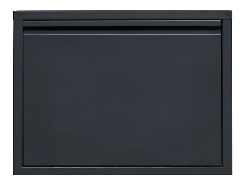 Fly metalinė batų spintelė su vienomis durelėmis, 50x37x15, antracito spalvos