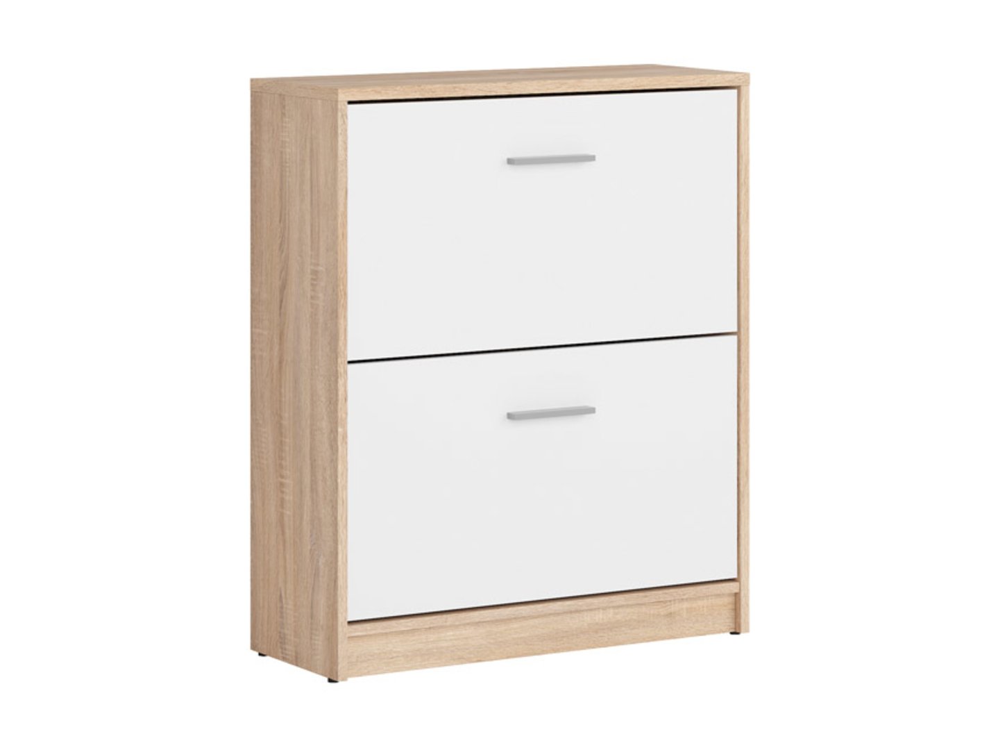 NEPO PLUS batų spintelė, 70 cm, Sonoma ąžuolas/balta