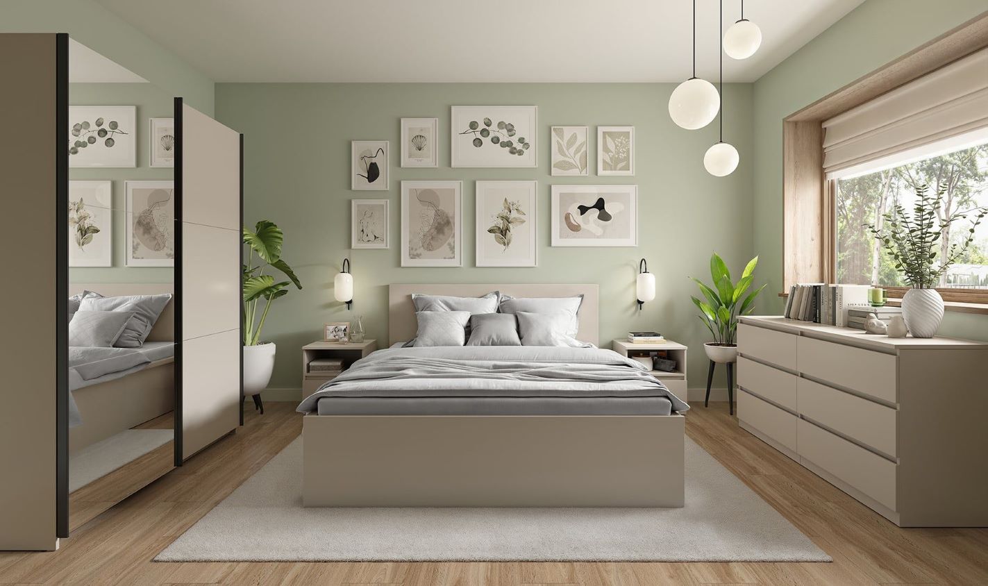 TETRIX naktinis staliukas, 45 cm, kašmyras