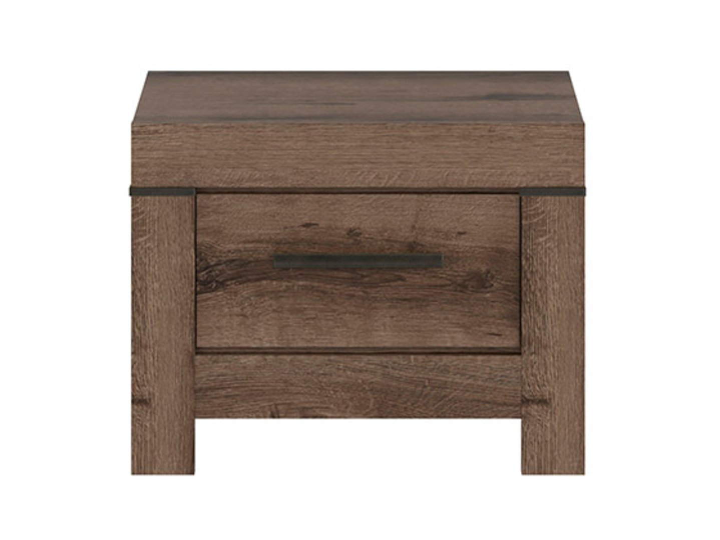 BALIN naktinis staliukas su stalčiumi, 57 cm, vienuolyno ąžuolas - Paveikslėlis 2