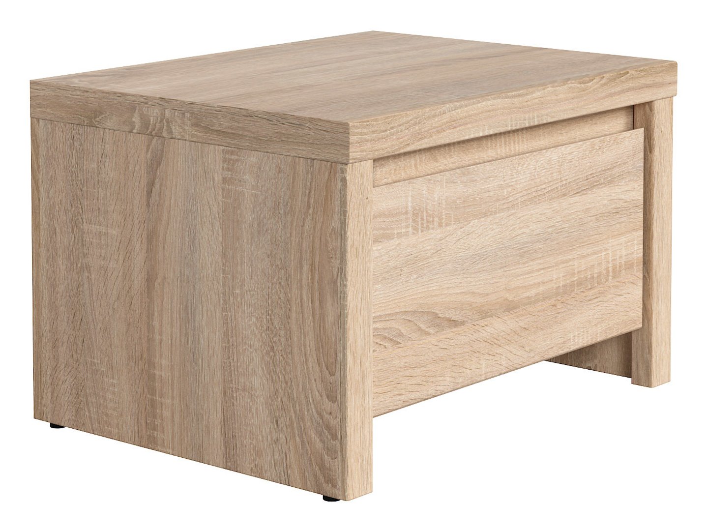 KASPIAN naktinis staliukas su stalčiumi, 51 cm, Sonoma ąžuolas/Sonoma ąžuolas — изображение 2
