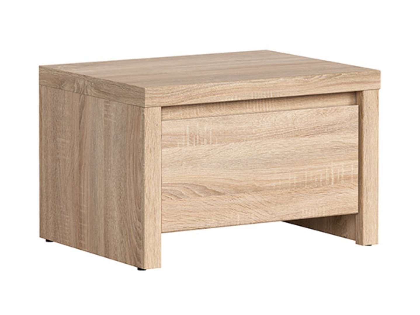 KASPIAN naktinis staliukas su stalčiumi, 51 cm, Sonoma ąžuolas/Sonoma ąžuolas — изображение 5