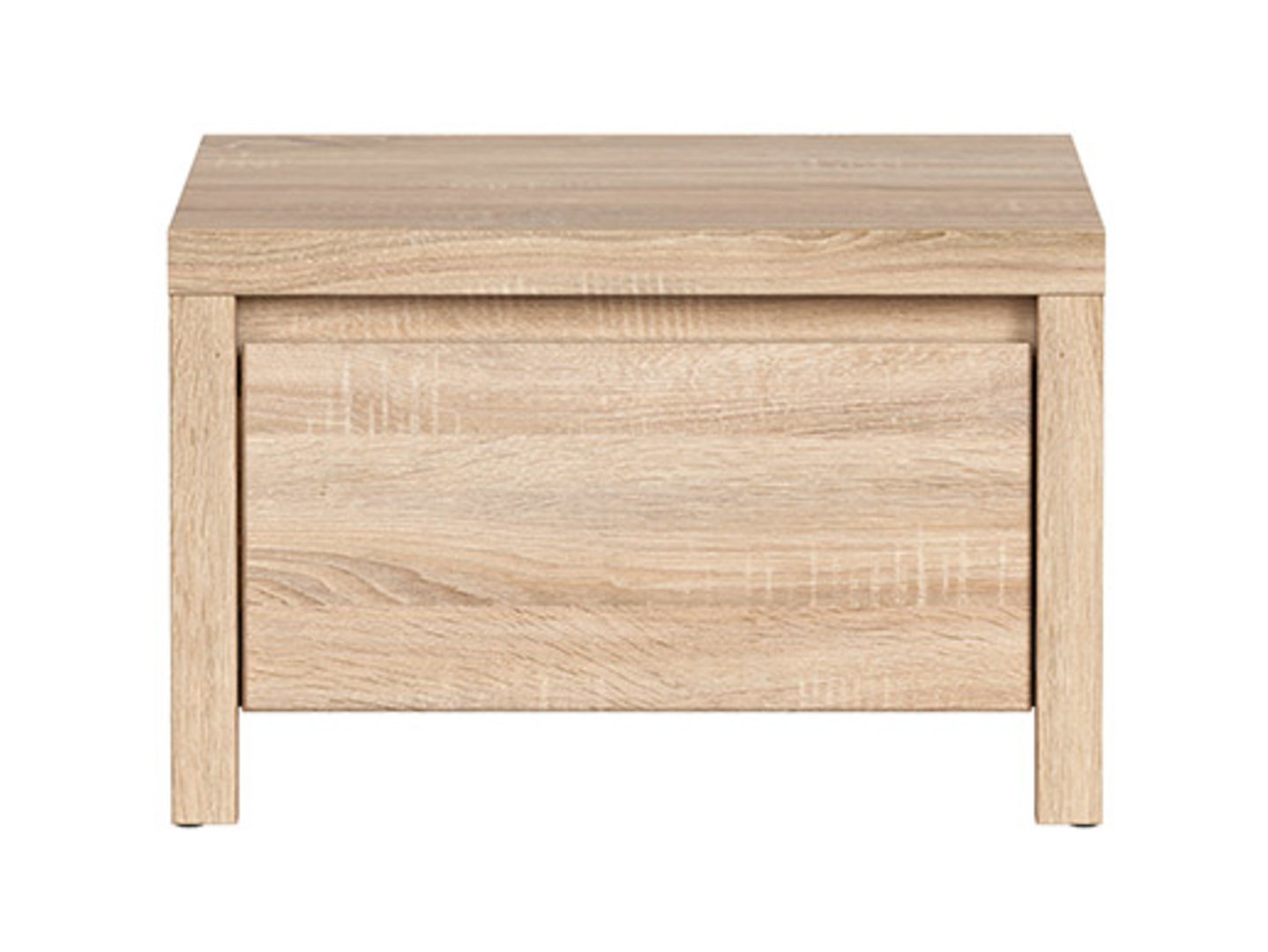 KASPIAN naktinis staliukas su stalčiumi, 51 cm, Sonoma ąžuolas/Sonoma ąžuolas — изображение 6