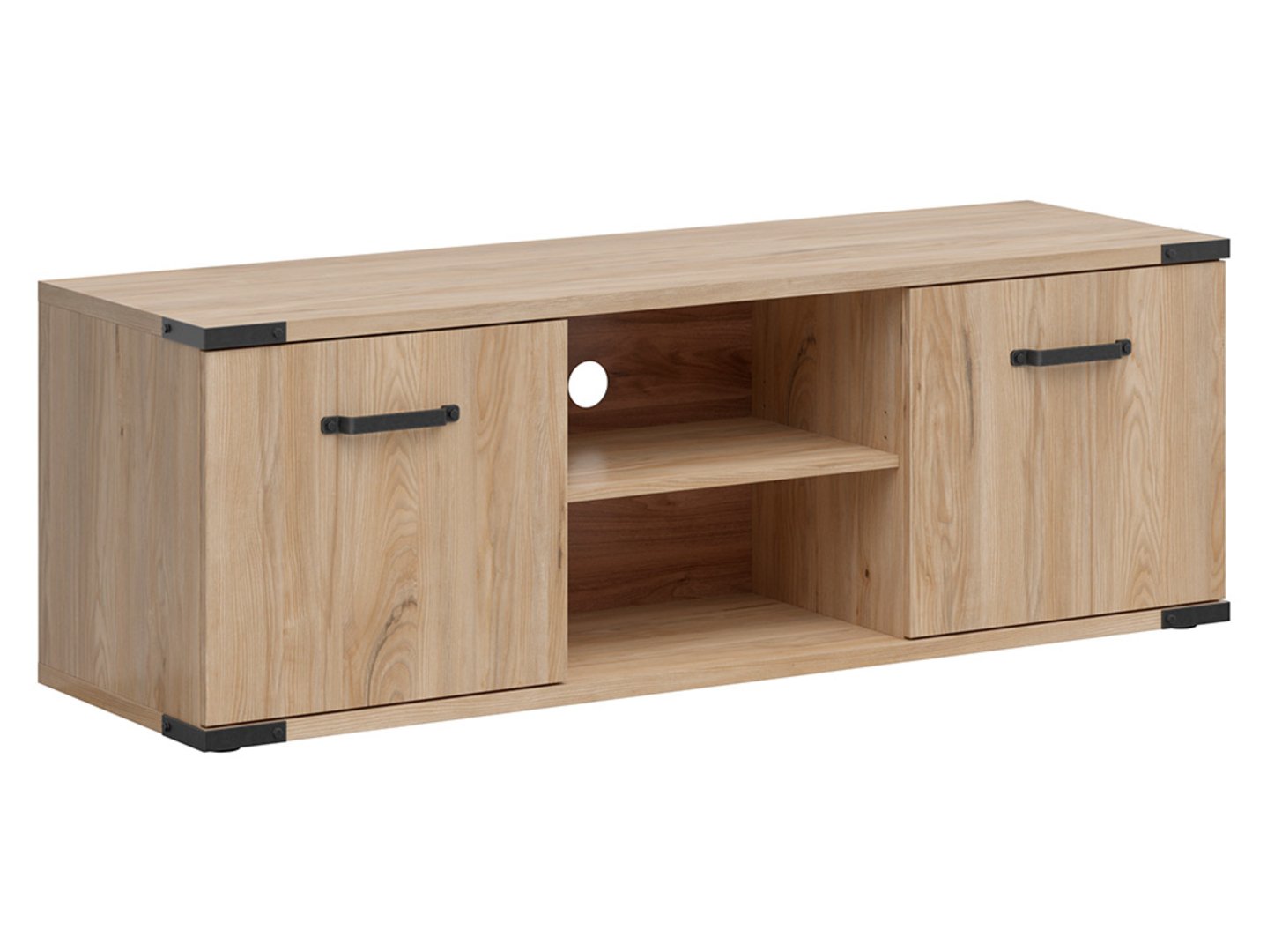 LARA dviejų durų TV spintelė 150 cm baltarusiškas uosis
