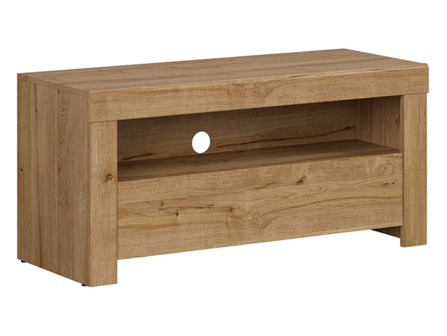HOLTEN TV spintelė su stalčiumi, 106 cm, Waterford ąžuolas