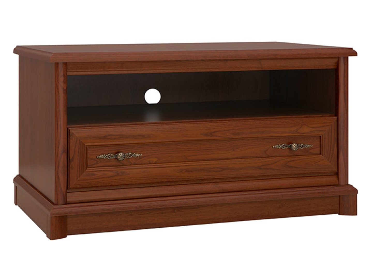 TV spintelė su stalčiumi KENT 101 cm kaštono spalvos