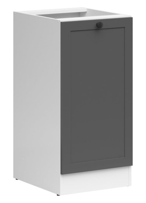 Kairinė spintelė 50×82 cm JUNONA LINE balta/grafito spalvos