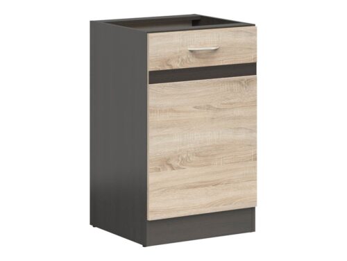 Kairinė spintelė 50×82 cm JUNONA LINE wenge/sonoma ąžuolas