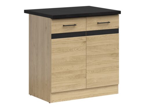 Pastatoma spintelė su stalviršiu 80×86 cm JUNONA LINE Bernstein ąžuolas/Bernstein ąžuolas