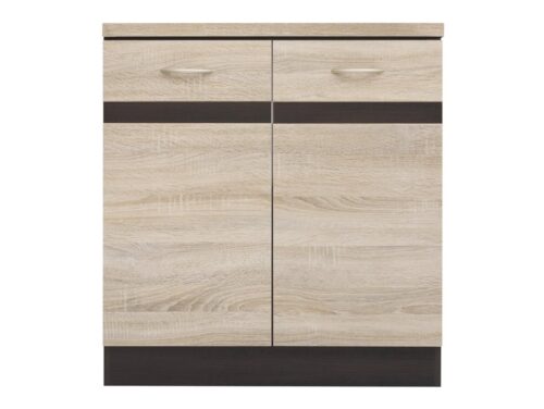 Pastatoma spintelė su stalviršiu, 80×86 cm, JUNONA LINE, wenge/sonoma ąžuolas