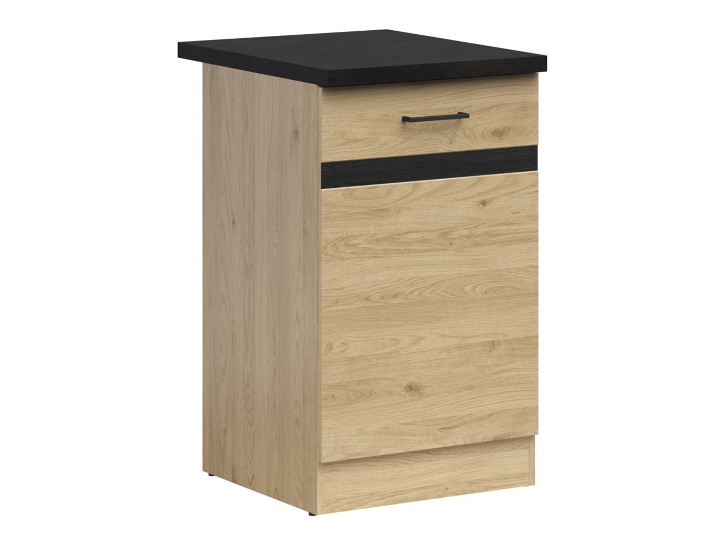 Kairinė spintelė su stalviršiu 50x86 cm JUNONA LINE Bernstein ąžuolas/Bernstein ąžuolas