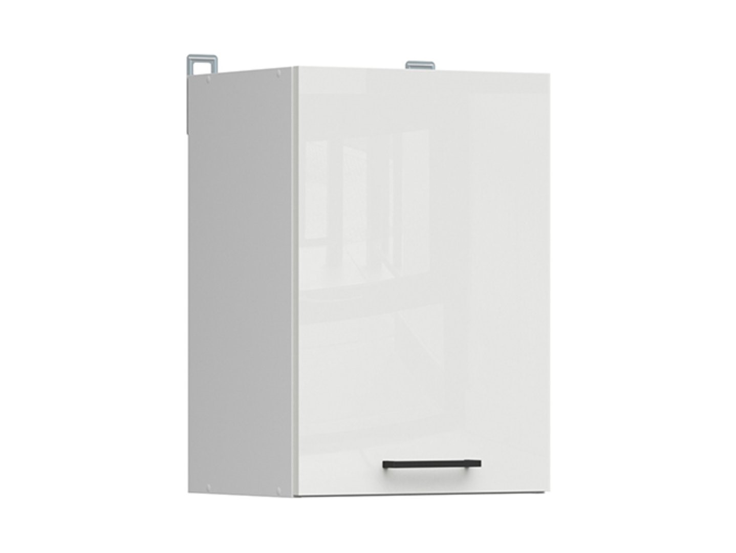 Sieninė spintelė 50x57 cm JUNONA LINE balta/kreidos blizgi spalva