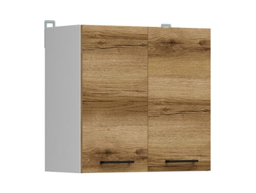 Sieninė spintelė 60×57 cm JUNONA LINE balta/šviesus Delano ąžuolas