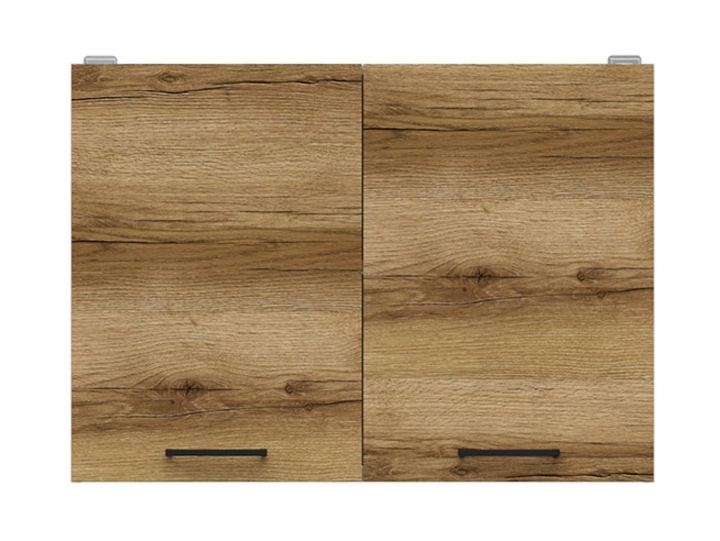 Sieninė spintelė 80x57 cm JUNONA LINE balta/šviesus Delano ąžuolas — изображение 2