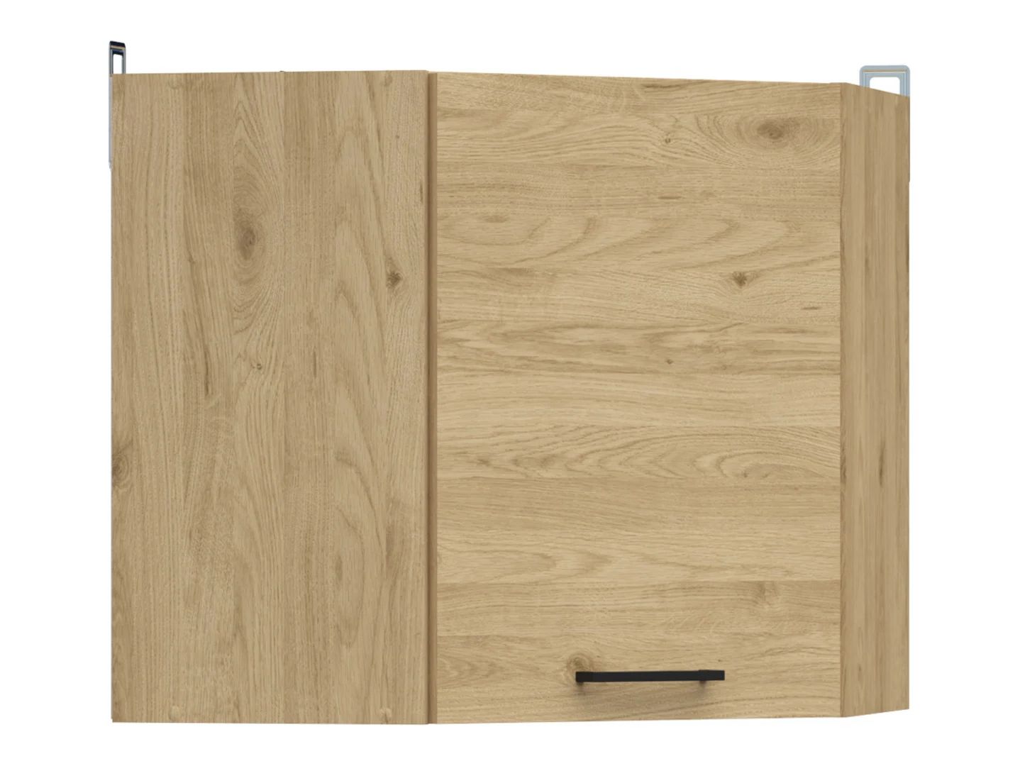 Kampinė pakabinama spintelė, 60x57 cm, JUNONA LINE, ąžuolo spalvos, Bernsteino imitacija/ąžuolo spalvos