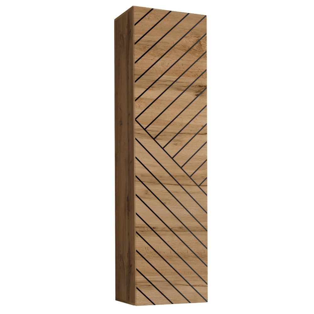 Sieninė spintelė su 2 jungikliais, ASM laminuota priekine dalimi