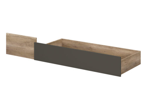 Lovos stalčius 120 MALCOLM paminklas ąžuolas/pilkas volframas