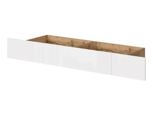 Lovos stalčius 90 NUIS wotan ąžuolas/blizgi balta