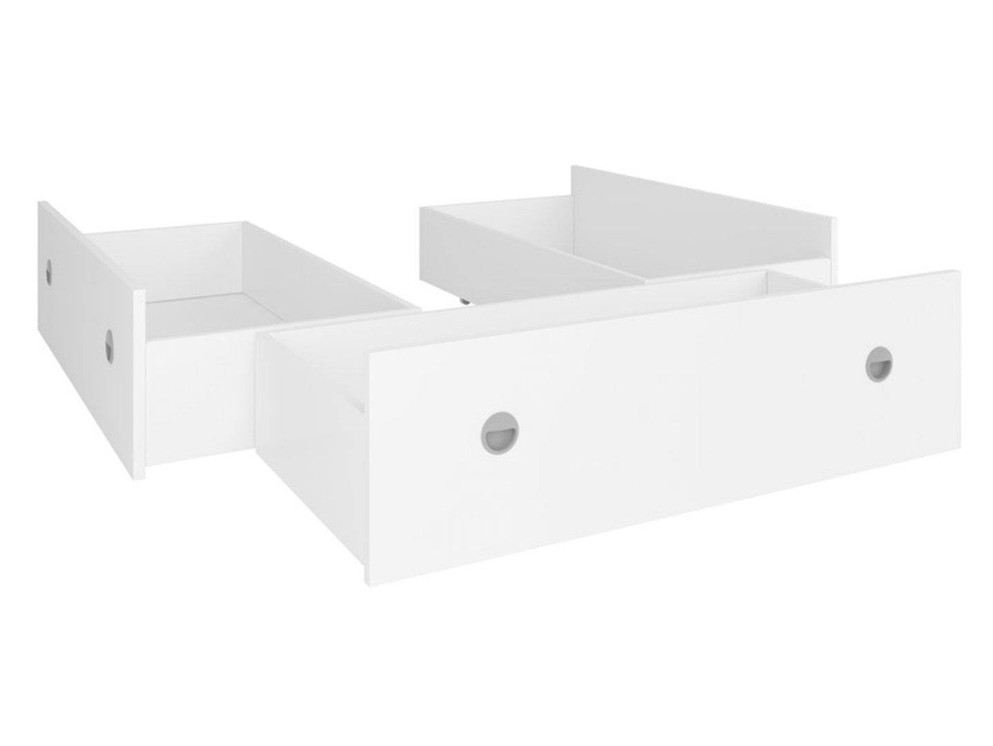 Stalčiai lovai 140 NEPO PLUS balti