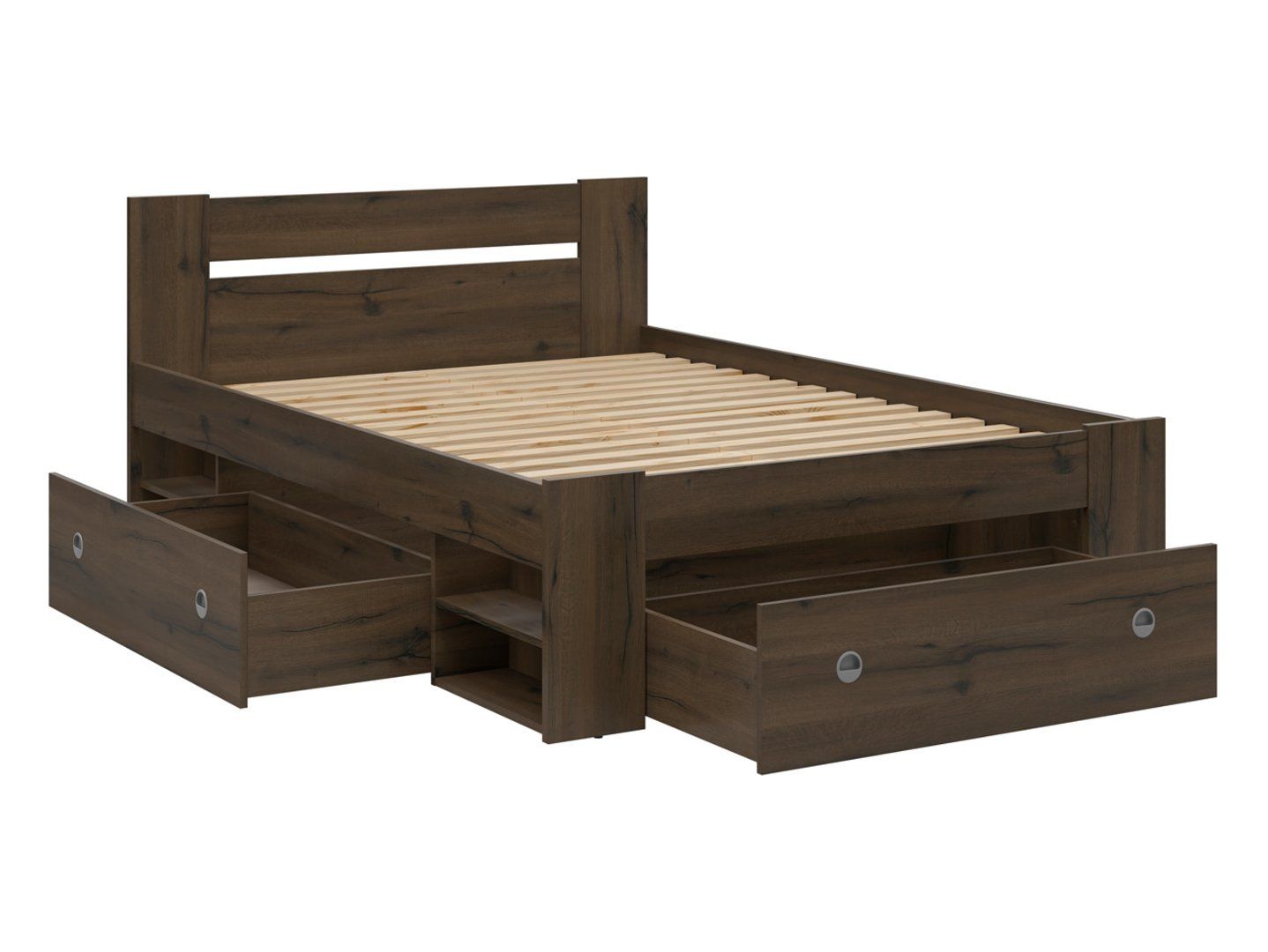 Stalčiai lovai 160 NEPO PLUS kilnus ąžuolas — изображение 2