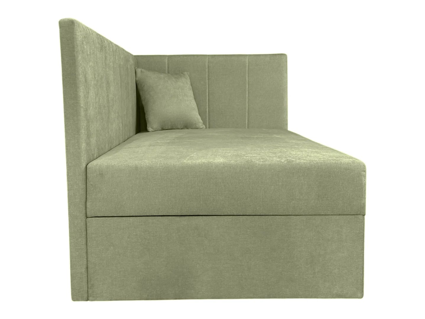 Aldo viengulė sofa-lova su daiktadėže, žalia — изображение 2