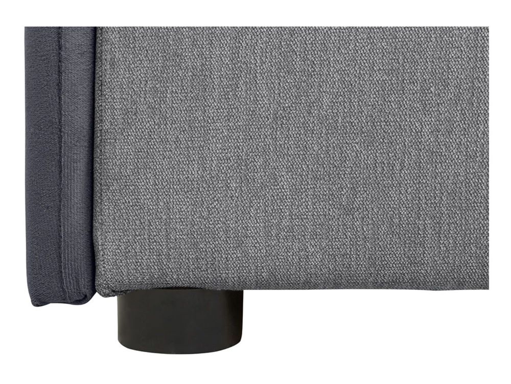 Kelo vienvietė sofa su daiktadėže, kairė/dešinė, pilka — изображение 4