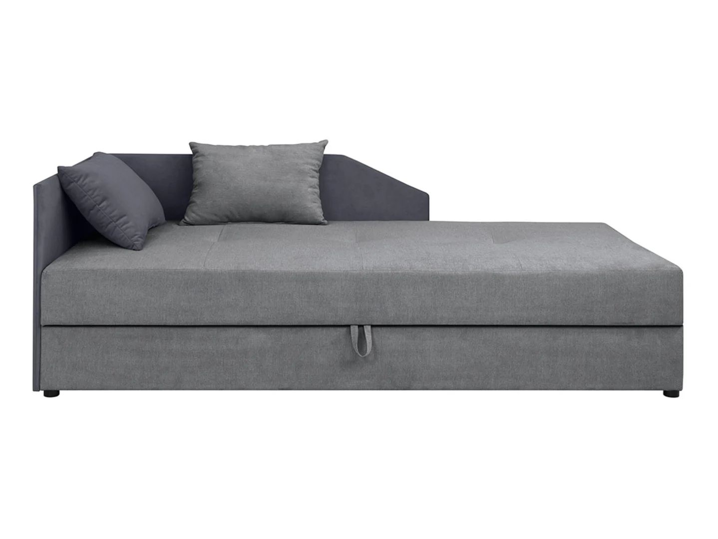 Kelo vienvietė sofa su daiktadėže, kairė/dešinė, pilka — изображение 6