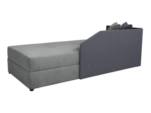 Kelo vienvietė sofa su daiktadėže, kairė/dešinė, pilka