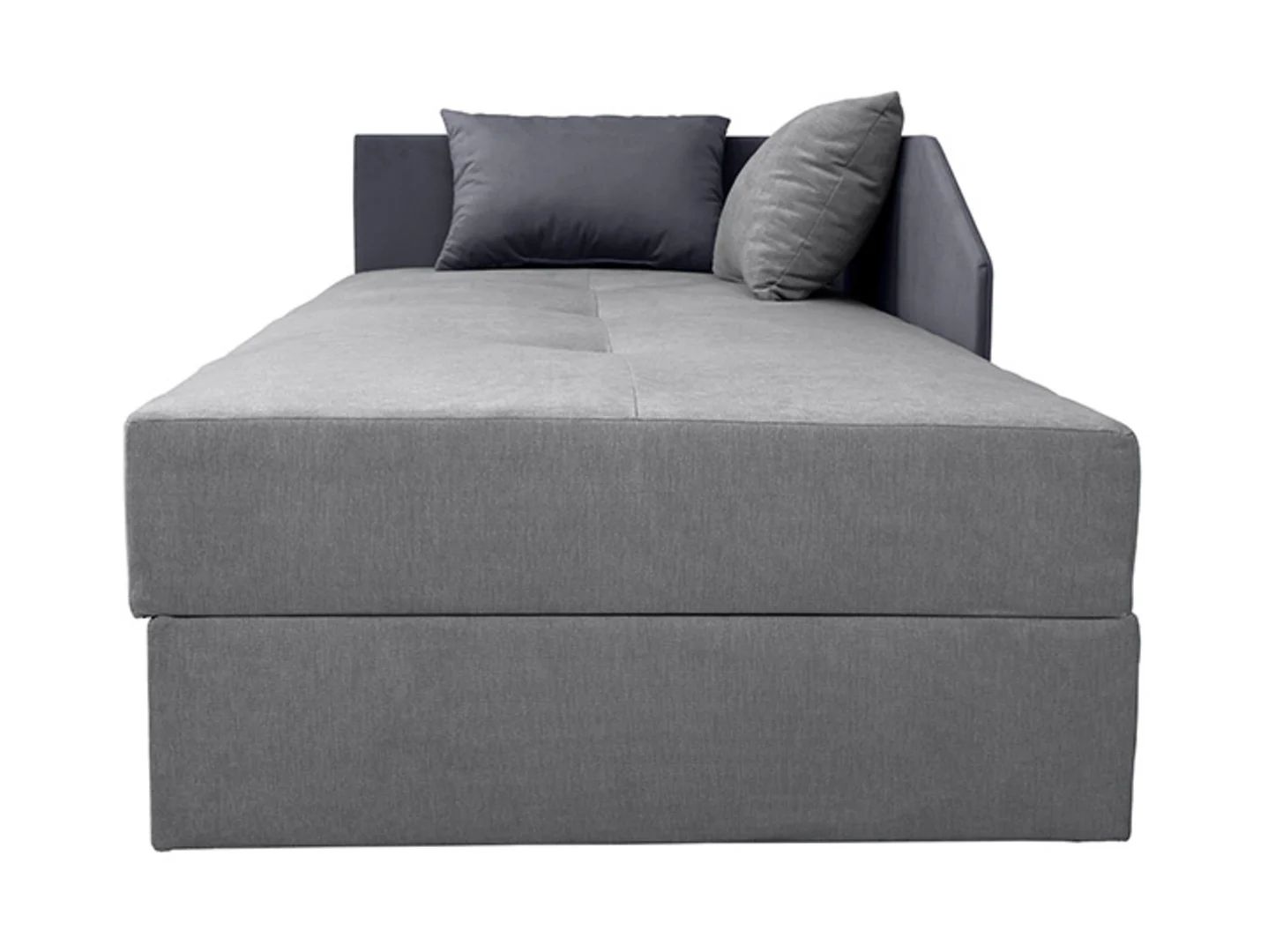 Kelo vienvietė sofa su daiktadėže, kairė/dešinė, pilka — изображение 7