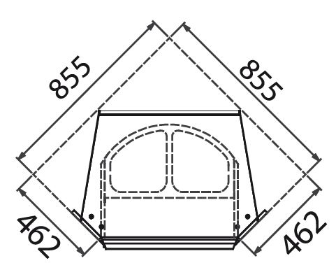 Kampinė baro komoda BARCELONA BA-13 - Paveikslėlis 8